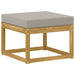Hocker de Exterior Lemn Solid de Acacia Alb - WALTI WALTI
