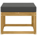 Hocker de Exterior Lemn Solid de Acacia Alb - WALTI WALTI