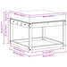 Hocker de Exterior Lemn Solid de Acacia Alb - WALTI WALTI