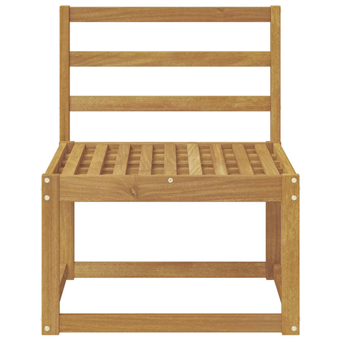 Canapea Medie pentru Exterior Lemn Solid de Acacia Alb - WALTI WALTI