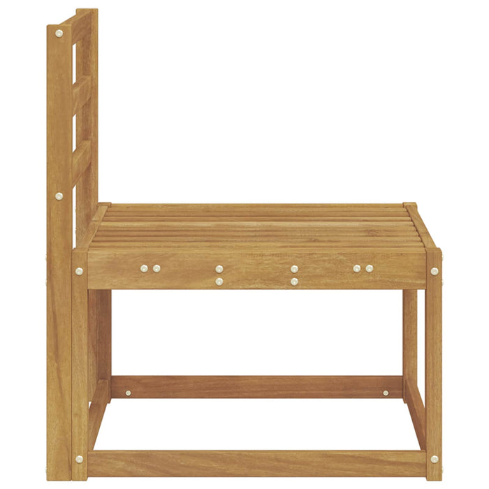 Canapea Medie pentru Exterior Lemn Solid de Acacia Alb - WALTI WALTI