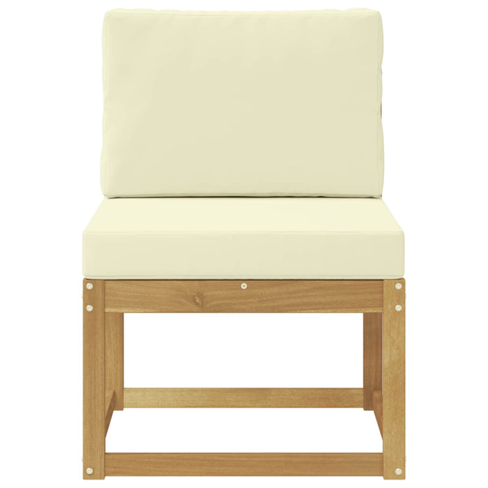 Set de canapele de exterior Alb și crem 59 x 63 x 73 cm - WALTI WALTI