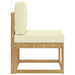 Set de canapele de exterior Alb și crem 59 x 63 x 73 cm - WALTI WALTI