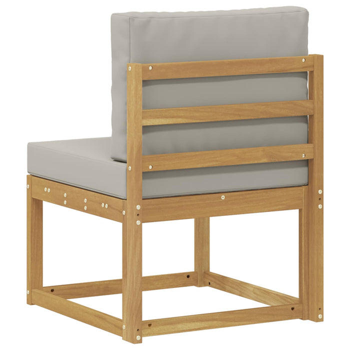 Set de canapele de exterior Alb și gri deschis 59 x 63 x 73 cm - WALTI WALTI