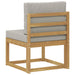 Set de canapele de exterior Alb și gri deschis 59 x 63 x 73 cm - WALTI WALTI