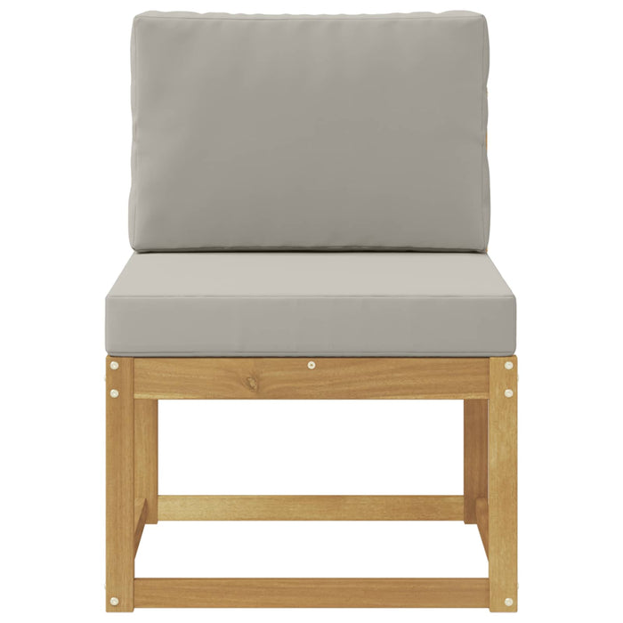 Set de canapele de exterior Alb și gri deschis 59 x 63 x 73 cm - WALTI WALTI