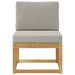 Set de canapele de exterior Alb și gri deschis 59 x 63 x 73 cm - WALTI WALTI