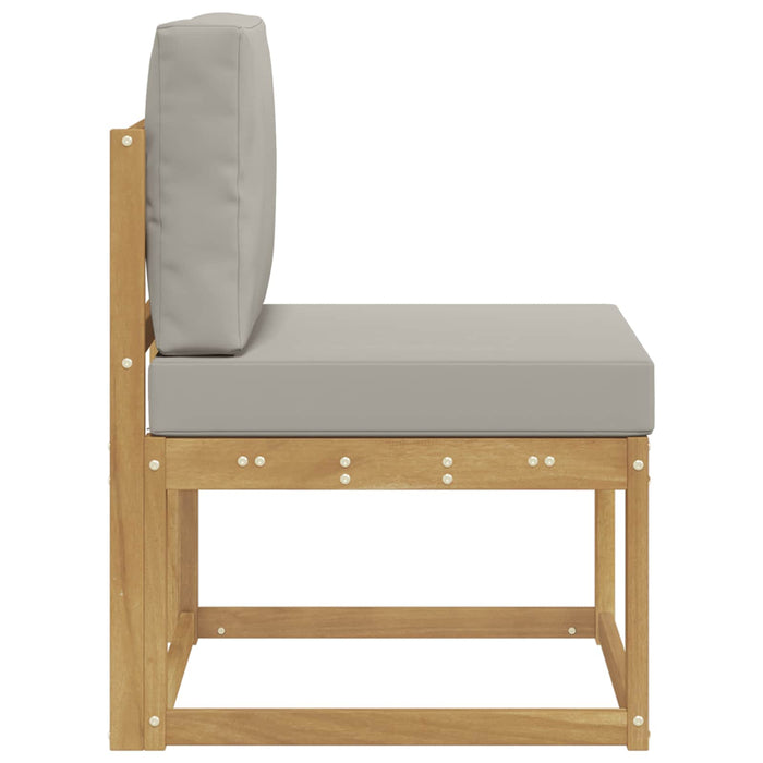 Set de canapele de exterior Alb și gri deschis 59 x 63 x 73 cm - WALTI WALTI