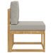 Set de canapele de exterior Alb și gri deschis 59 x 63 x 73 cm - WALTI WALTI