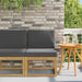 Set de canapele de exterior Alb și antracit 59 x 63 x 73 cm - WALTI WALTI
