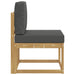 Set de canapele de exterior Alb și antracit 59 x 63 x 73 cm - WALTI WALTI
