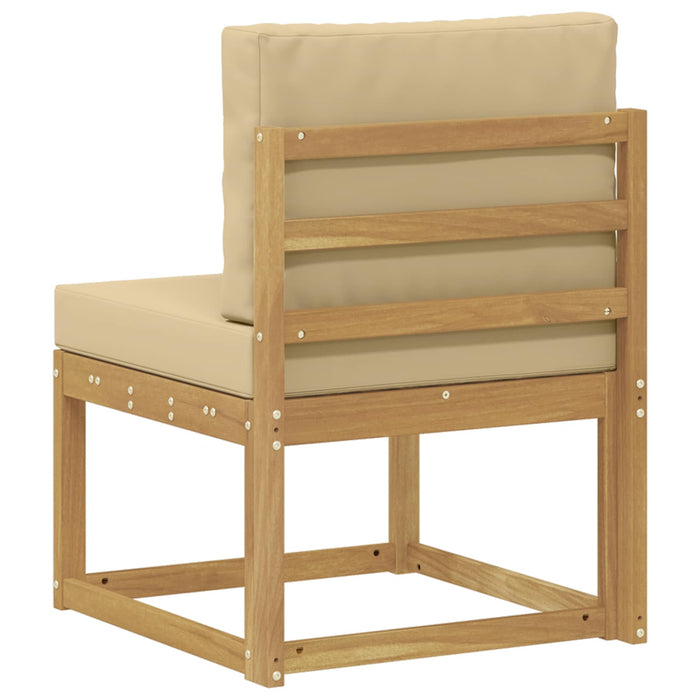 Set de canapele de exterior Alb și Bej 59 x 63 x 73 cm - WALTI WALTI