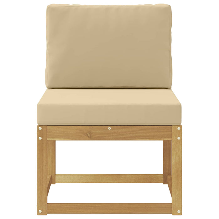 Set de canapele de exterior Alb și Bej 59 x 63 x 73 cm - WALTI WALTI