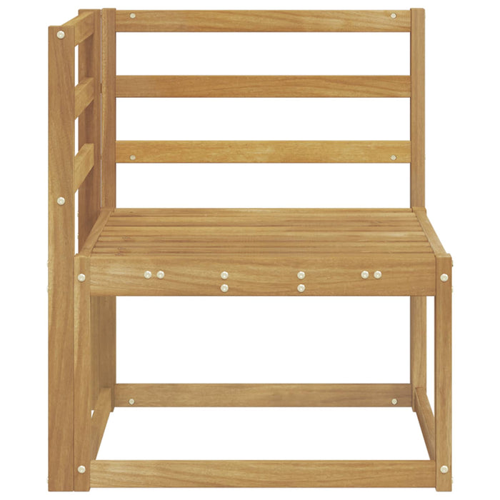 Sofa Colțar pentru Exterior Lemn Solid de Acacia Alb - WALTI WALTI