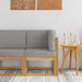 Set de canapele de exterior Alb și gri deschis 51 x 54 x 73 cm - WALTI WALTI