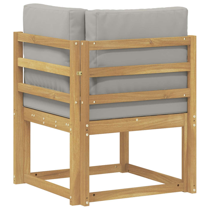 Set de canapele de exterior Alb și gri deschis 51 x 54 x 73 cm - WALTI WALTI
