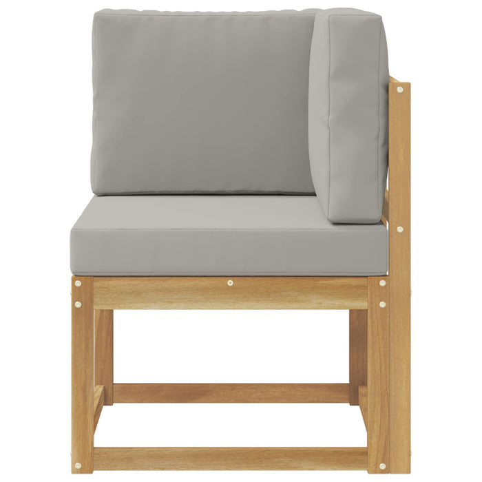 Set de canapele de exterior Alb și gri deschis 51 x 54 x 73 cm - WALTI WALTI