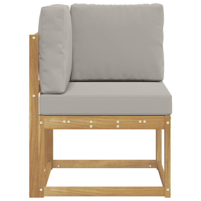 Set de canapele de exterior Alb și gri deschis 51 x 54 x 73 cm - WALTI WALTI