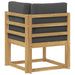 Sofa Colțar pentru Exterior Lemn Solid de Acacia Alb - WALTI WALTI