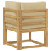 Sofa Colțar pentru Exterior Lemn Solid de Acacia Alb - WALTI WALTI