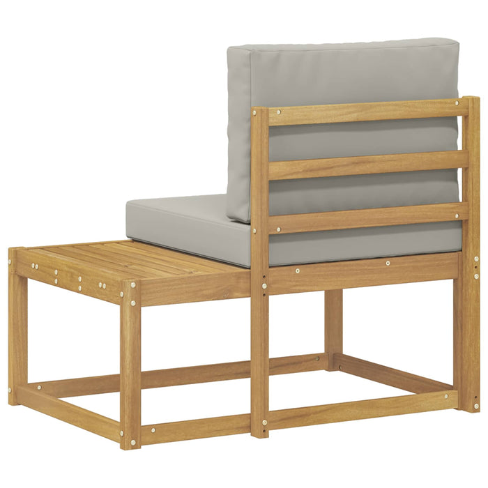 Canapea de exterior Alb 91 x 63 x 73 cm Lemn Solid de Acacia - WALTI WALTI