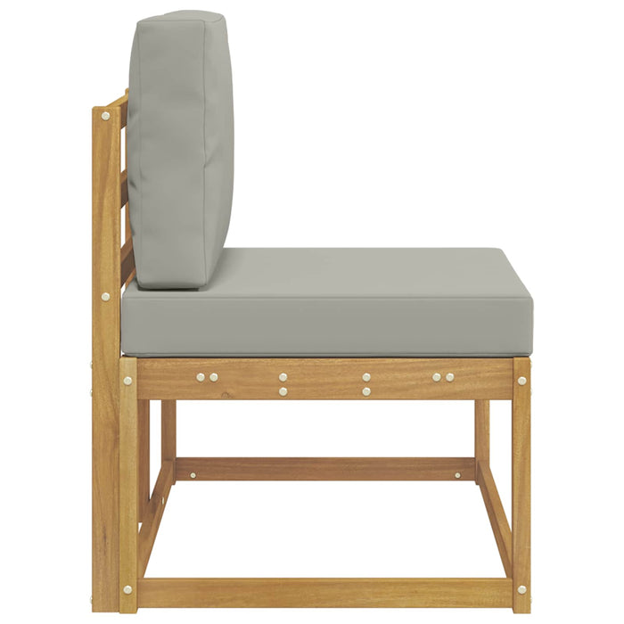 Canapea de exterior Alb 91 x 63 x 73 cm Lemn Solid de Acacia - WALTI WALTI