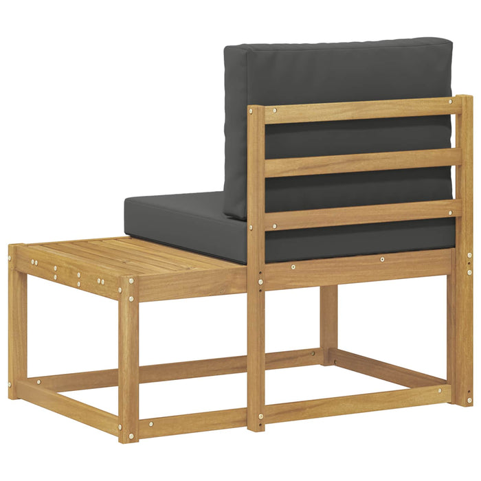 Canapea de exterior Alb 91 x 63 x 73 cm Lemn Solid de Acacia - WALTI WALTI