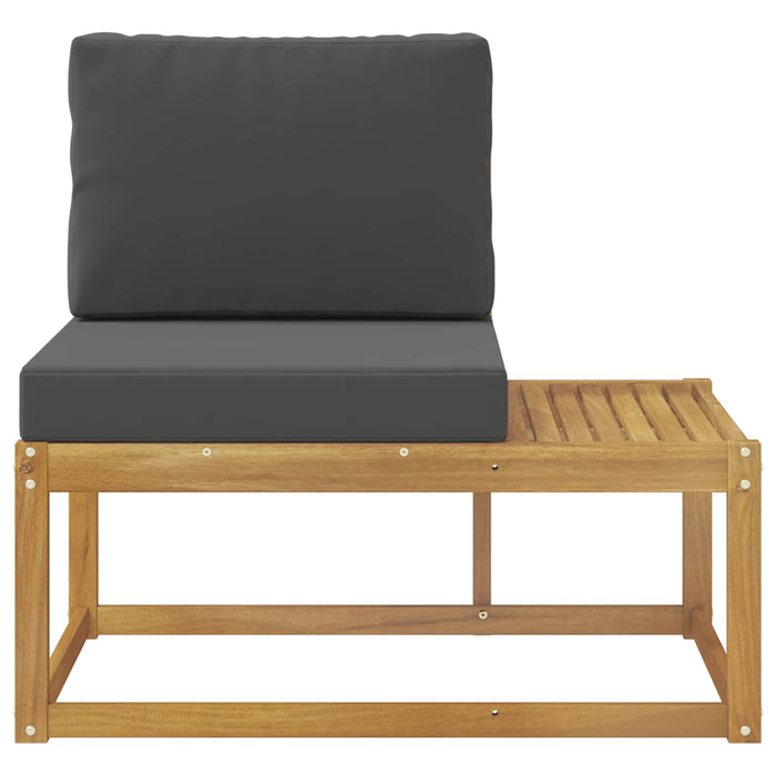 Canapea de exterior Alb 91 x 63 x 73 cm Lemn Solid de Acacia - WALTI WALTI