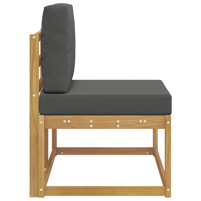 Canapea de exterior Alb 91 x 63 x 73 cm Lemn Solid de Acacia - WALTI WALTI