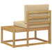Canapea de exterior Alb 91 x 63 x 73 cm Lemn Solid de Acacia - WALTI WALTI