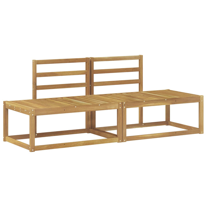 Canapea de exterior 2 Bucată Alb 182,5 x 63 x 73 cm - WALTI WALTI