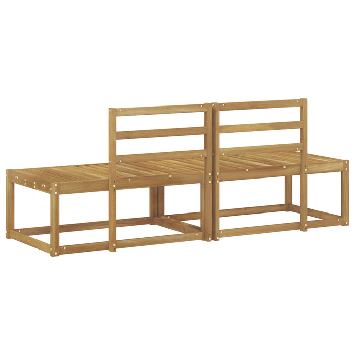 Canapea de exterior 2 Bucată Alb 182,5 x 63 x 73 cm - WALTI WALTI
