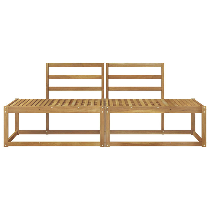 Canapea de exterior 2 Bucată Alb 182,5 x 63 x 73 cm - WALTI WALTI