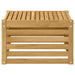 Masă de exterior Lemn Solid de Acacia Alb 59 x 59 x 37 cm - WALTI WALTI