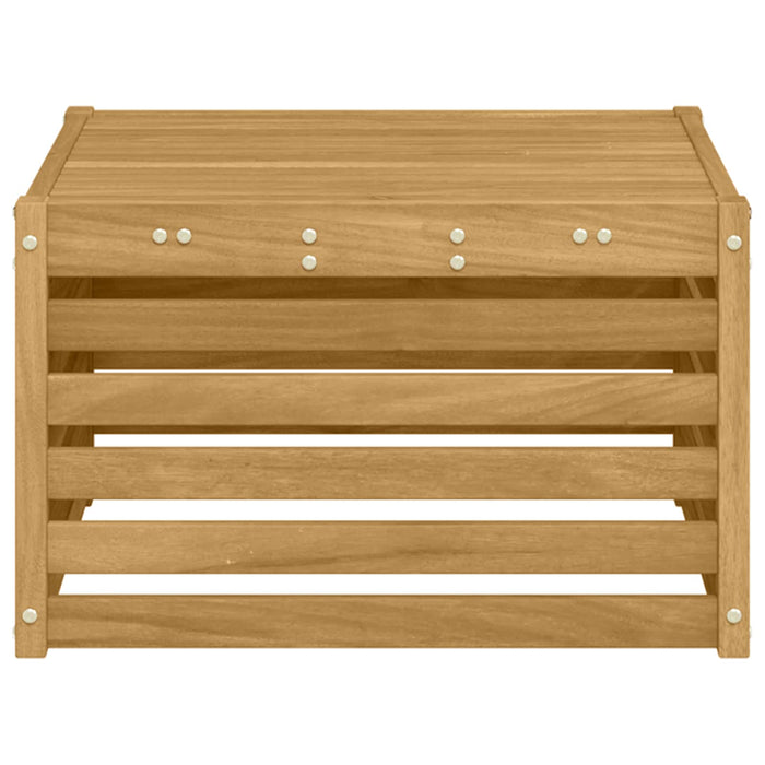 Masă de exterior Lemn Solid de Acacia Alb 59 x 59 x 37 cm - WALTI WALTI