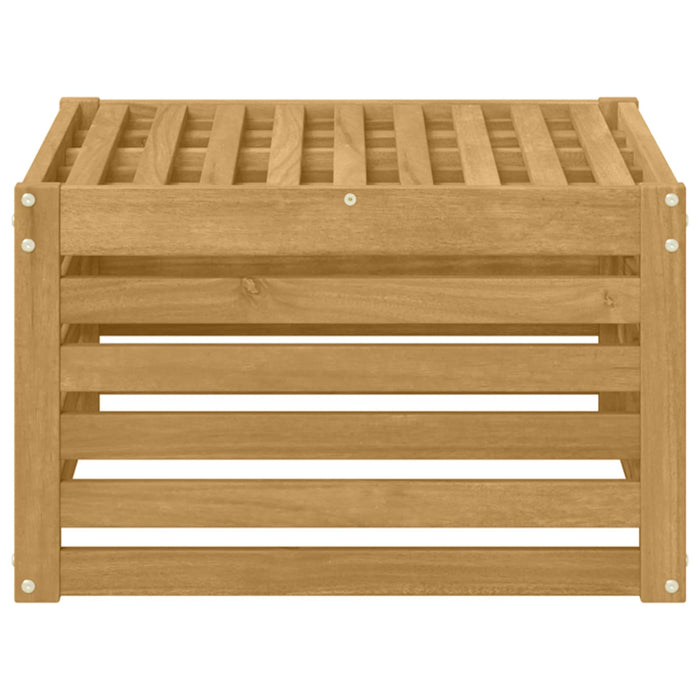 Taburet pentru exterior Lemn Solid de Acacia Alb - WALTI WALTI