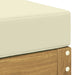 Taburet pentru exterior Lemn Solid de Acacia Alb - WALTI WALTI