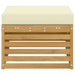 Taburet pentru exterior Lemn Solid de Acacia Alb - WALTI WALTI