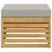 Taburet pentru exterior Lemn Solid de Acacia Alb - WALTI WALTI