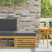 Taburet pentru exterior Lemn Solid de Acacia Alb - WALTI WALTI