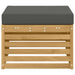 Taburet pentru exterior Lemn Solid de Acacia Alb - WALTI WALTI