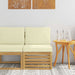 Canapea Medie pentru Exterior Lemn Solid de Acacia Alb - WALTI WALTI