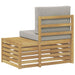 Canapea de exterior Lemn Solid de Acacia Alb - WALTI WALTI
