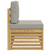 Canapea de exterior Lemn Solid de Acacia Alb - WALTI WALTI