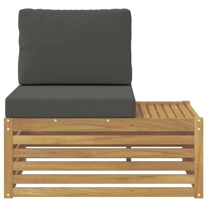 Canapea de exterior cu braț final cu pernă Alb 91 x 63 x 73 cm - WALTI WALTI