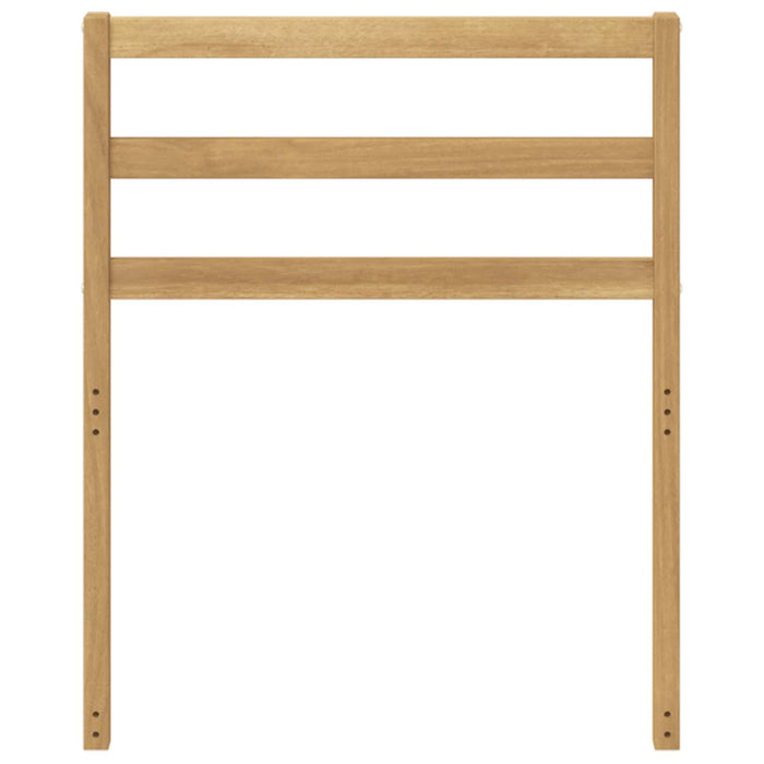 Modul Spătar Alb 59 x 4 x 73 cm Lemn Solid de Acacia WALTI