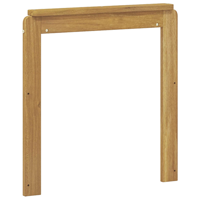 Modul cotiere 2 pcs Alb 59 x 6 x 61 cm Lemn Solid de Acacia WALTI