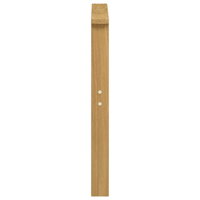 Modul cotiere 2 pcs Alb 60 x 6 x 61 cm Lemn Solid de Acacia WALTI