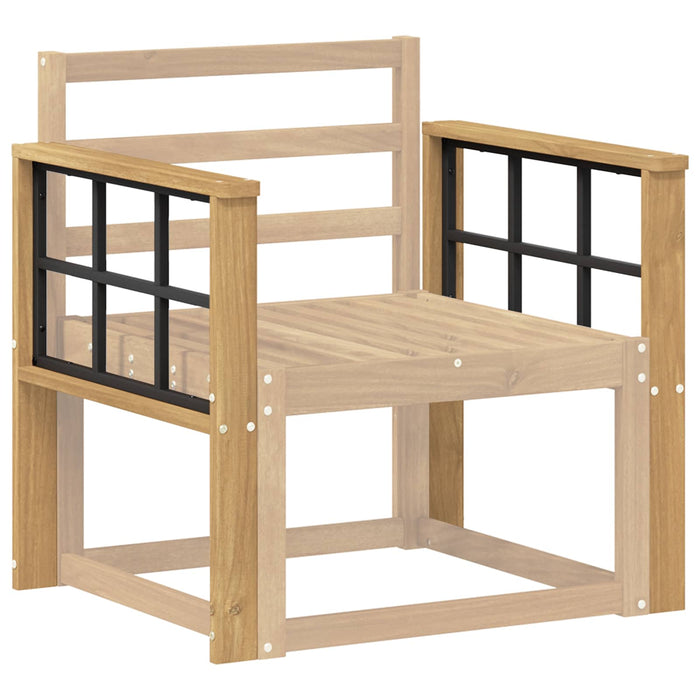 Modul cotiere 2 pcs Alb 60 x 6 x 61 cm Lemn Solid de Acacia WALTI