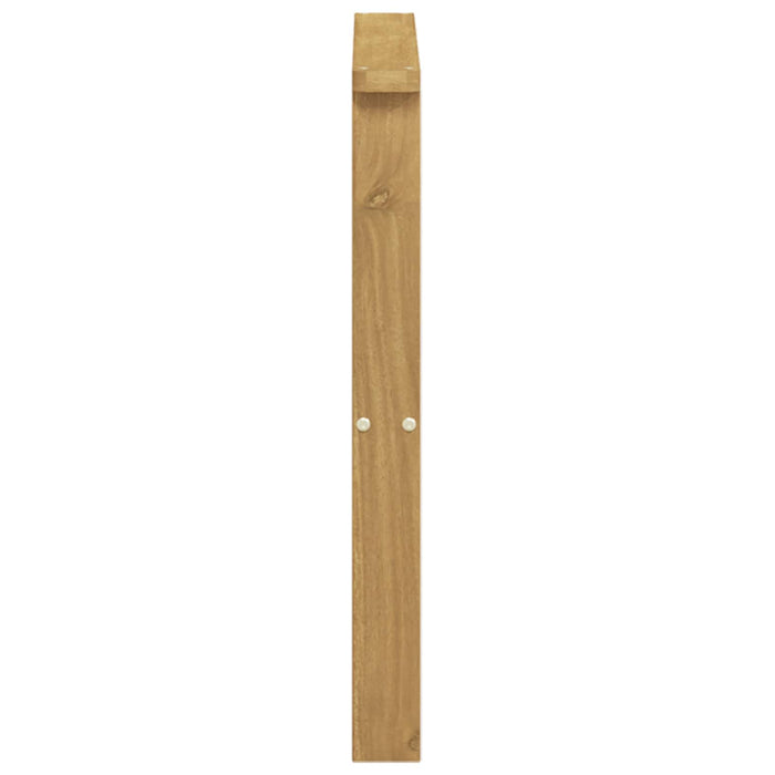 Modul cotiere 2 pcs Alb 60 x 6 x 61 cm Lemn Solid de Acacia WALTI